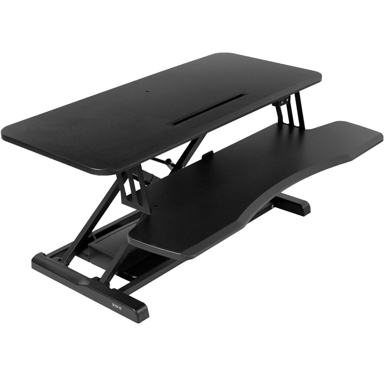 VIvo Black Electric Desk Riser Wayfair